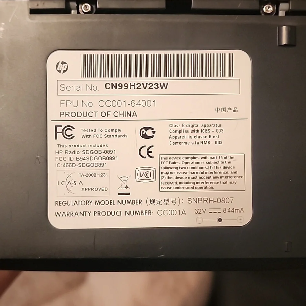 HP Photosmart A646 mobile printer